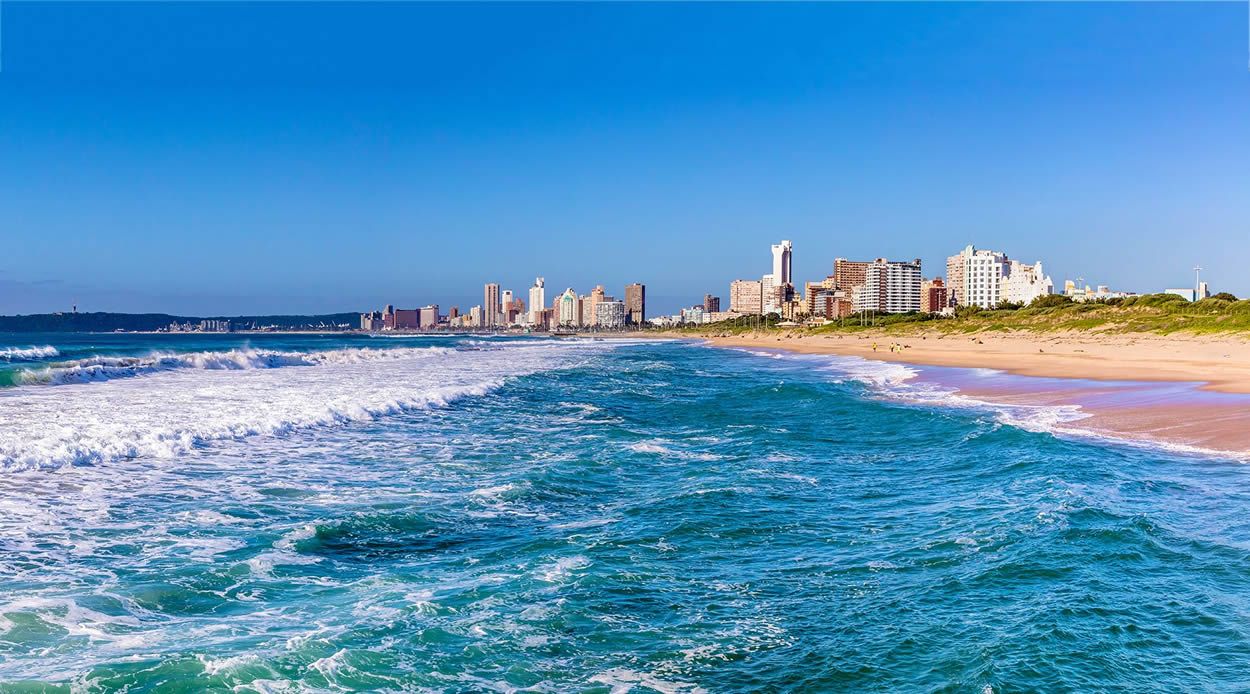 Durban beachfront and promenade