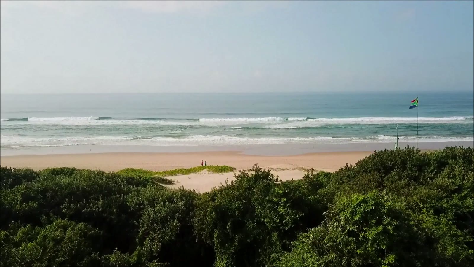 The beach seen over the dunes at Cabana Mio